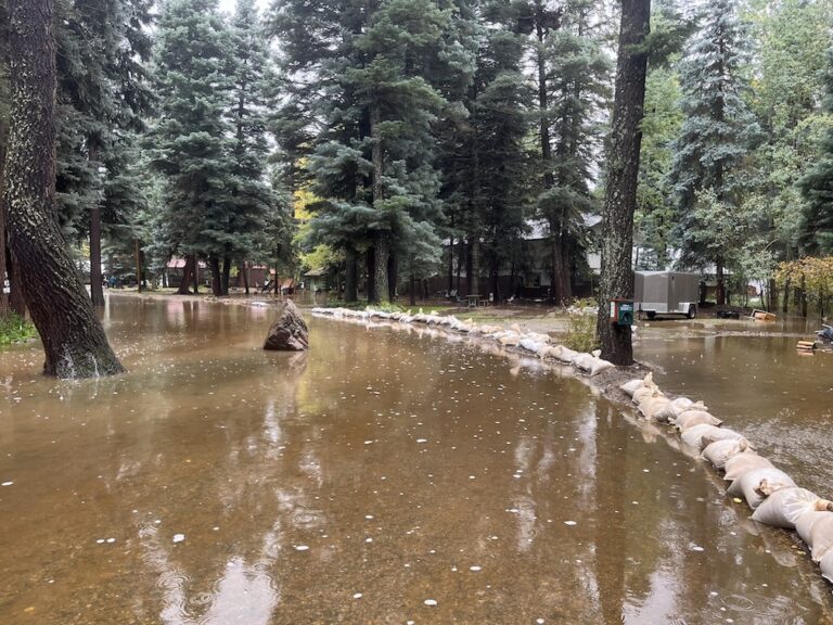 Hundreds told to evacuate as tropical storm remnants cause Colorado mountain streams to flood