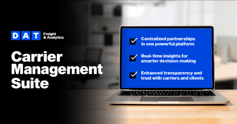 DAT introduces Carrier Management Suite, integrated vetting for DAT One