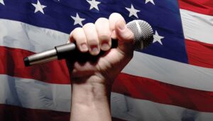 Flag & Mic iStock 1642485430 web