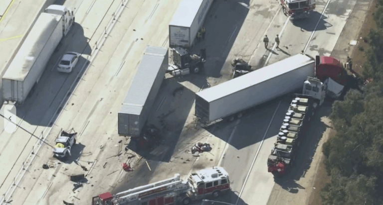 Trucker arrested for DUI after crash that killed 3 in California