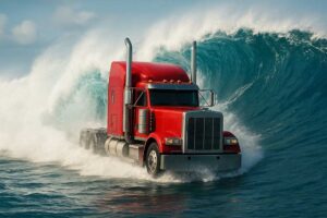 Truck on Wave Chat GPT web