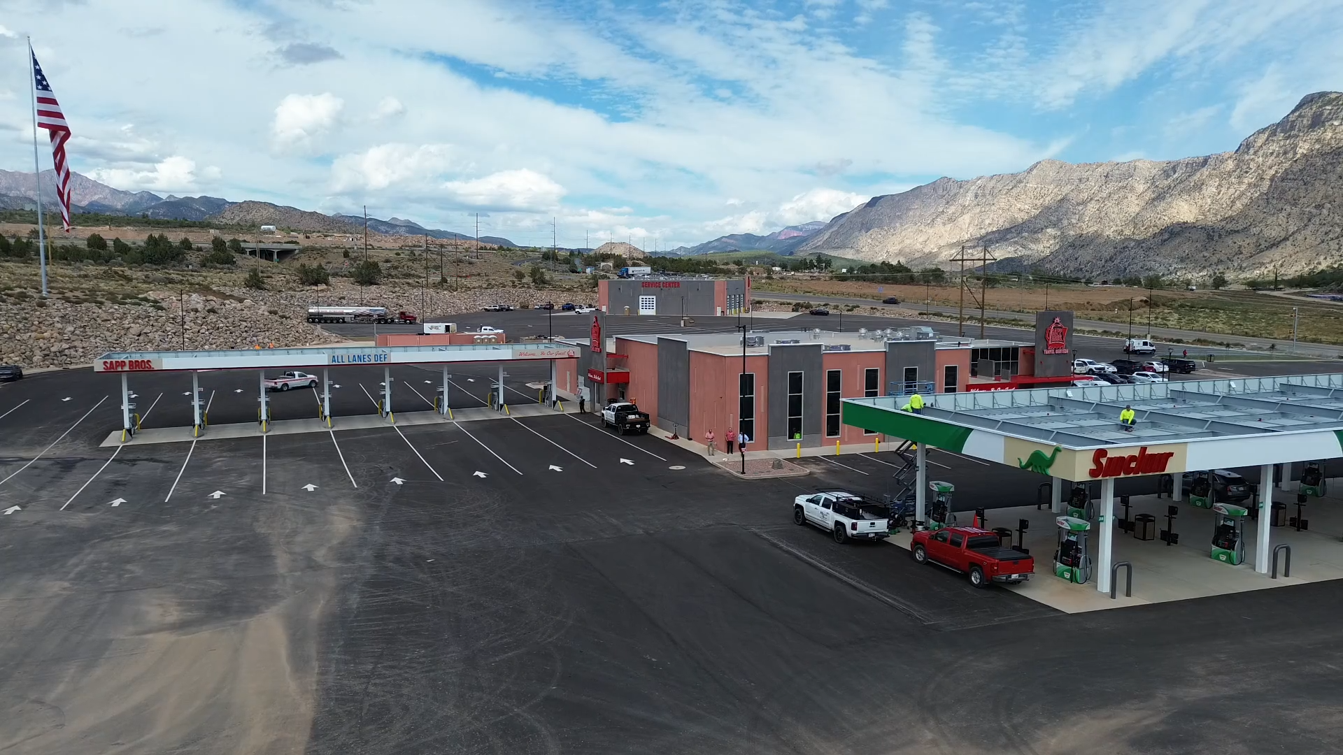 Sapp Bros. opens new Utah travel center featuring 60 truck parking