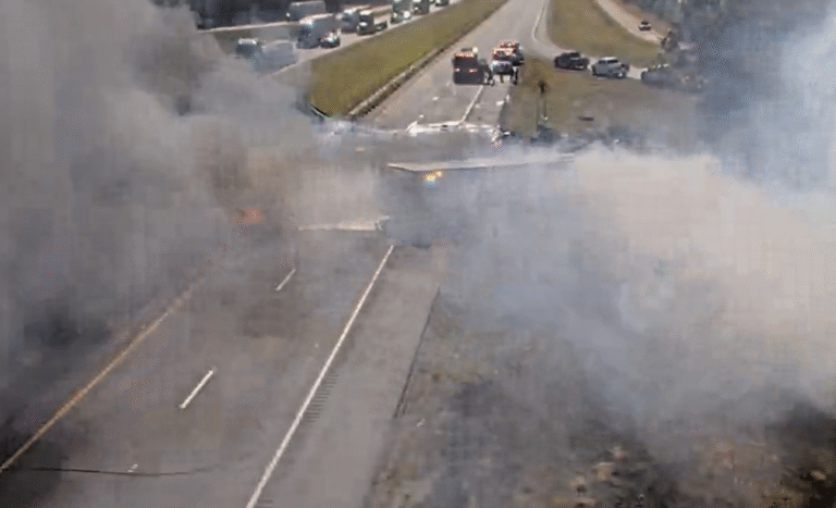 Authorities looking into crash of 2 semis on Interstate 30 in Arkansas