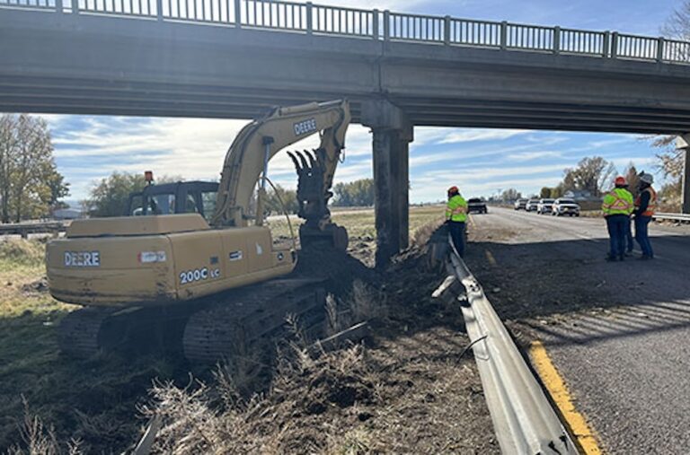 Semi crash injures driver and damages overpass in Idaho