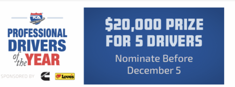 Nomination deadline for TCA Driver of the Year award quickly approaching