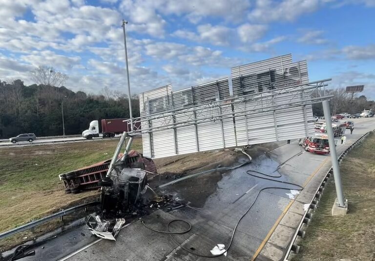 Report: Semi driver looking for TWIC card when crashed