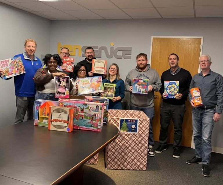 Lily, Transervice partner with Marine Corps to bring holiday toys to kids