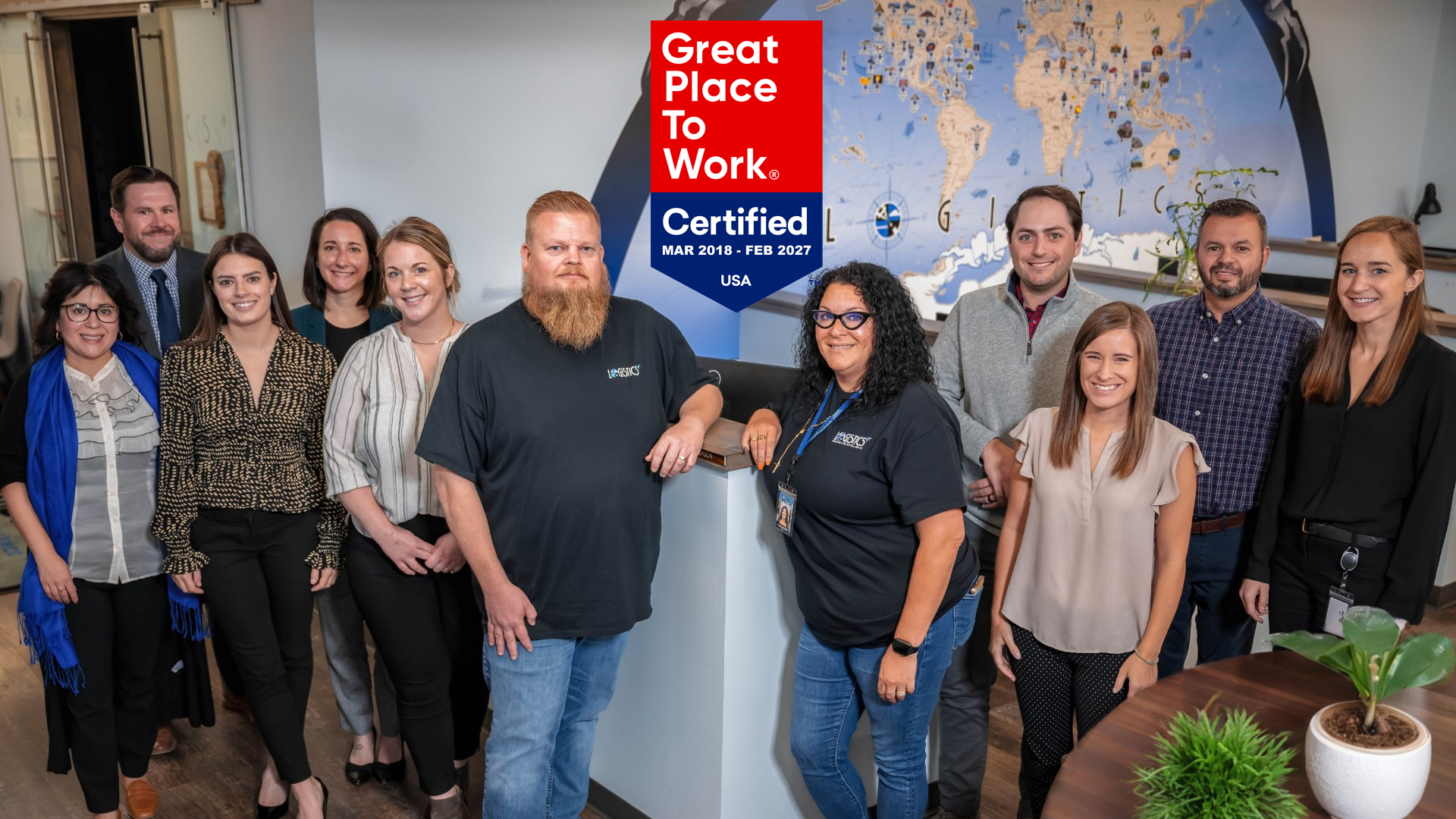 Logistics Plus earns Great Place to Work certification for 9th consecutive year