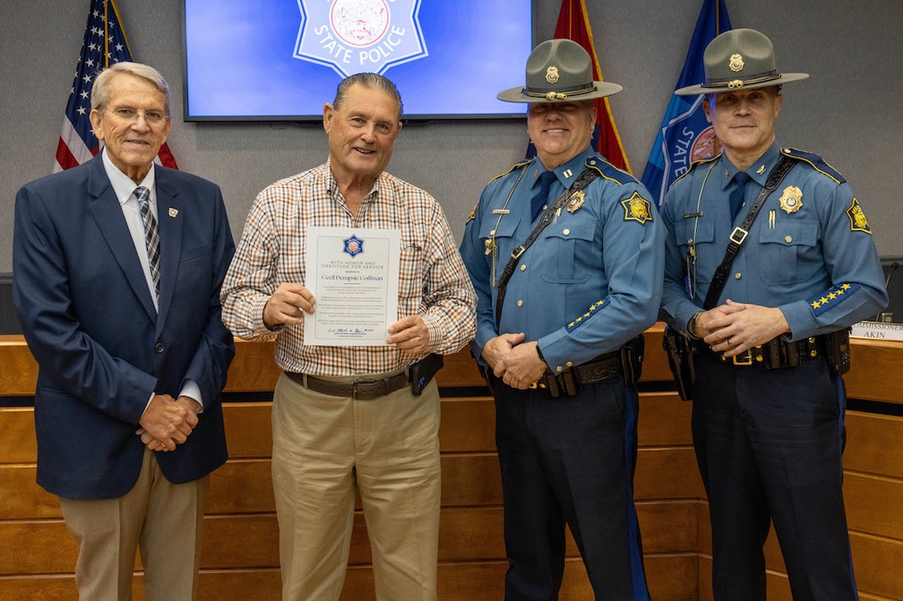 Arkansas State Police honors retired Trooper, current CDL examiner for 50 years of service