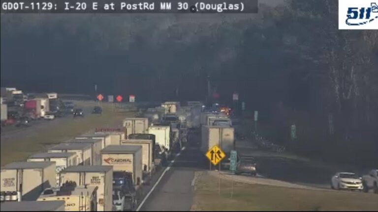 Domestic dispute on I-20 in Georgia leads to deadly officer-involved shooting, shutdown of interstate