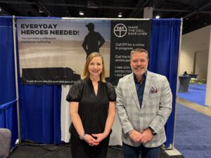 Kylla Lanier, TAT, and Matt Crumpton, WEX, at the TCA Conference 3.2.26