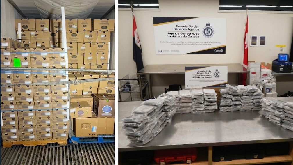 Canadian authorities intercept truck loaded with opium