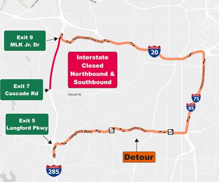Georgia DOT reschedules I-285 closure in Atlanta
