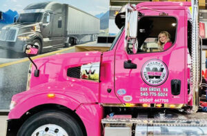 Jenna Walker inside Truck web