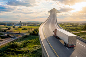 Upward Trucking Trend Concept ChatGPT web