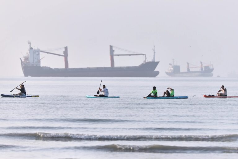 Stranded ships have begun transiting the Strait of Hormuz, maritime data company says