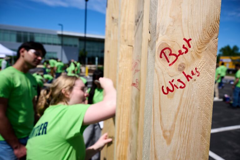 Bendix comes together to build home for local family