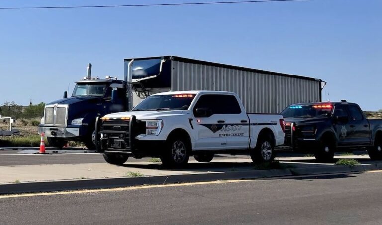 Arizona police cite big rig drivers for 64 violations in day-long enforcement operation