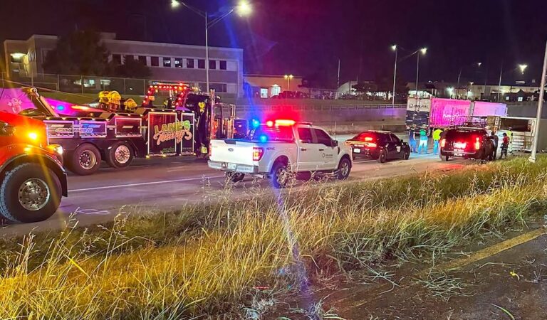 Oklahoma fire crews, ODOT responding to overturned cattle truck on I-40