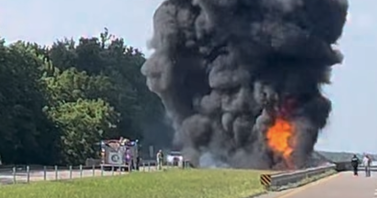 Truck driver killed in fiery crash on I-55 in Missouri