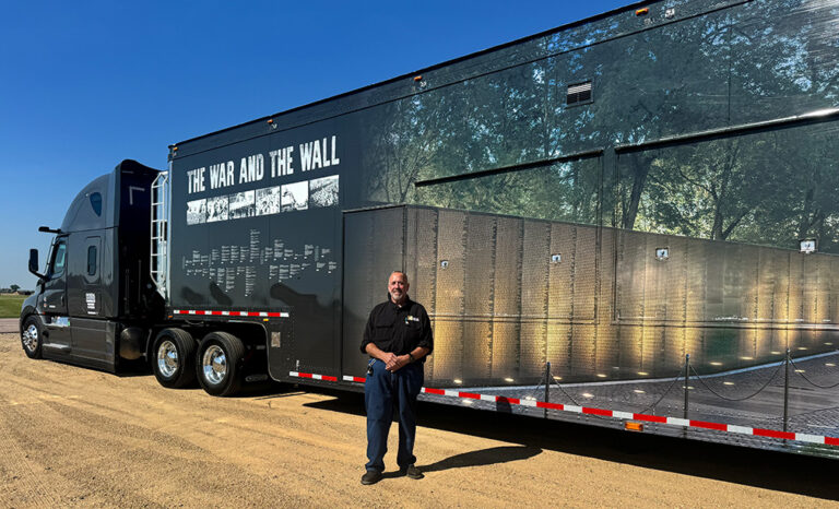 Not just another load: OOIDA’s Marty Ellis shares experience of hauling The Wall That Heals