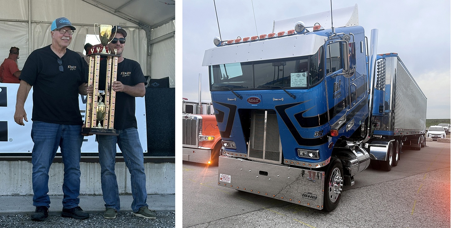 Walcott Truckers Jamboree: Dennis Sikorski's '95 Peterbilt cabover