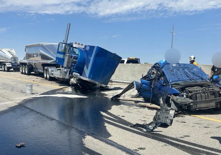 Car driver dead after vehicle malfunction causes crash with semi truck in Utah