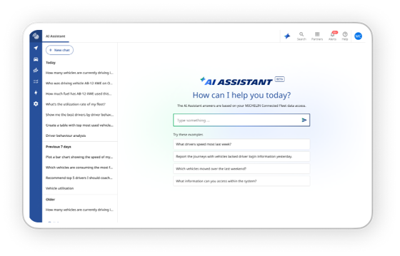MICHELIN Connected Fleet launches AI Assistant
