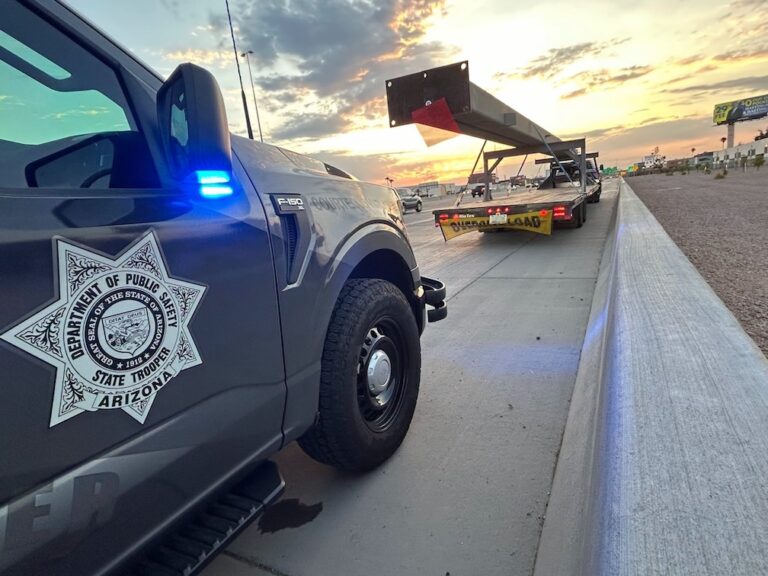 Arizona troopers place big rig out of service after noticing load violations