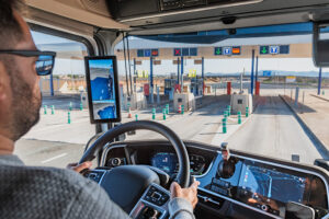 Truck at Toll Booth iStock 2197043230 web