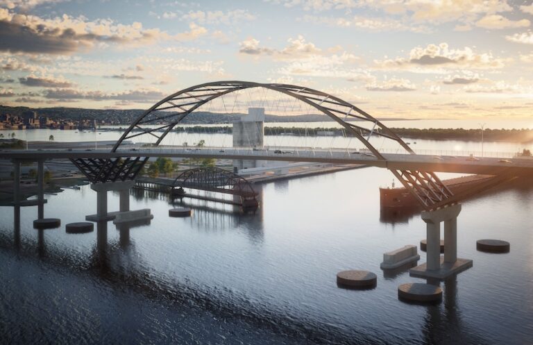 Replacement of Blatnik Bridge connecting Minnesota and Wisconsin kicks off with groundbreaking ceremony