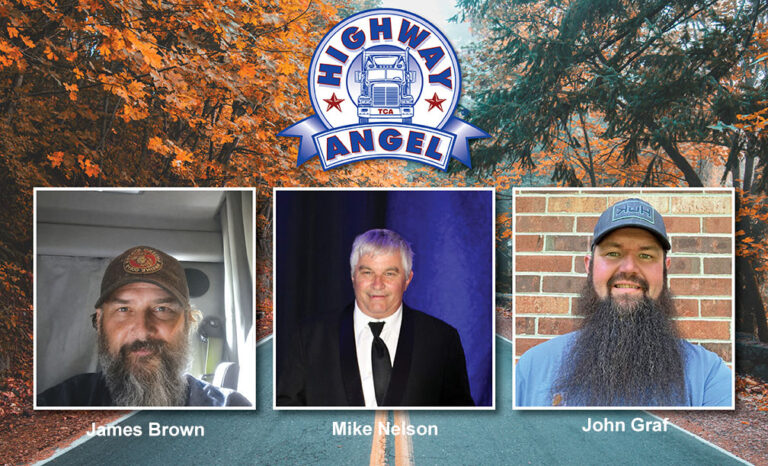 TCA Highway Angels: Professional drivers honored for exemplary actions on the road