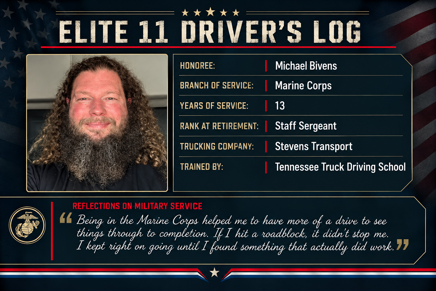 Michael Bivens Driver Log web Michael Bivens Driver Log web