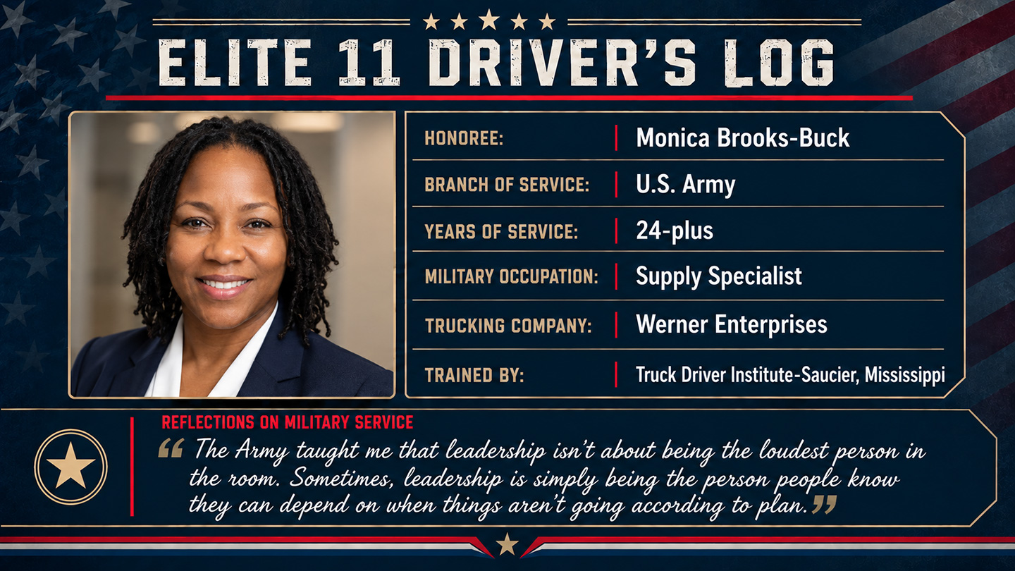 Monica Brooks Buck Driver Log web