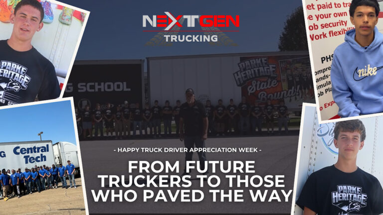 A message to America’s professional truck drivers from the Next Generation: Thank you