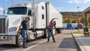 Stretching by Truck ChatGPT web