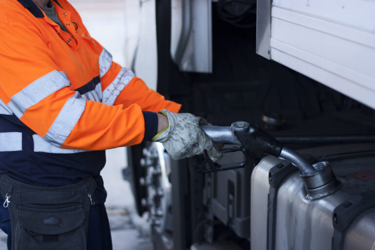 Diesel fuel prices show rare slip