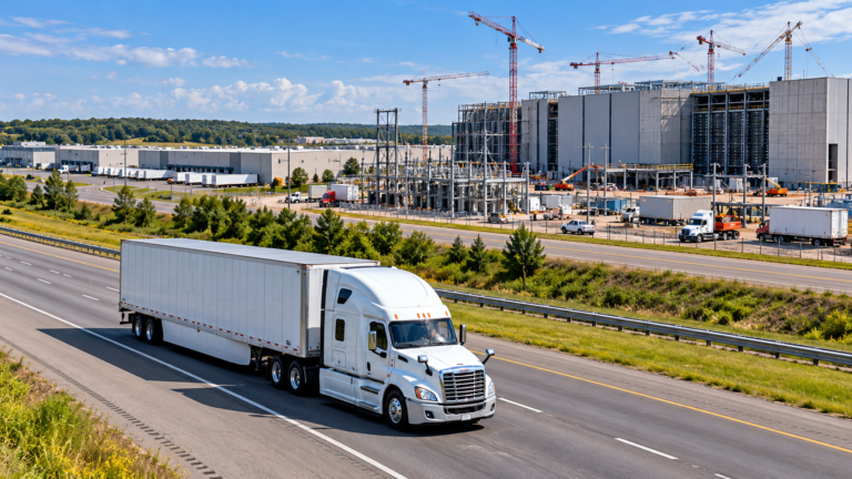 AI boom creates pockets of strength in sluggish freight economy