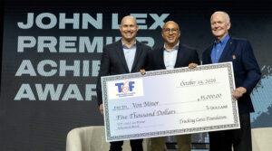 MCE26 Von Minor Receives John Lex Award web
