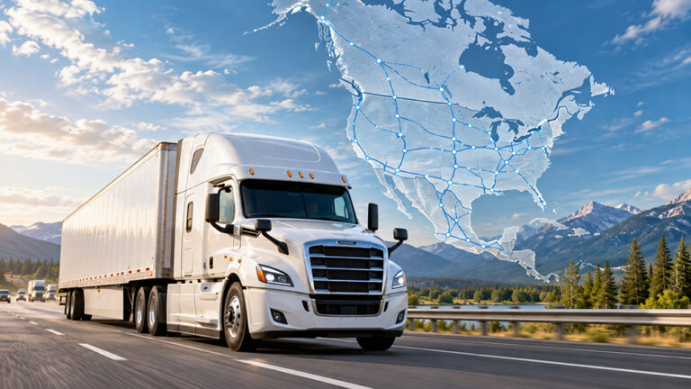 Truck freight across US borders jumps nearly 30% in August