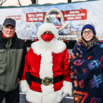 The tree’s last tour stop before reaching Washington was in Asheville, North Carolina, on Nov. 17. Even Santa turned out for the festivities. (Courtesy: James Edward Mills)