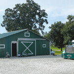 Daniel and Phyllis Snow have a large workshop at their Arkansas home, where they do much of the work on The Goose themselves. (Linda Garner-Bunch/The Trucker) Snow Trucking Home Base