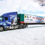 The 2020 U.S. Capitol Christmas Tree was carried by a Kenworth T680. This is the seventh year Kenworth has provided the tractor to deliver “The People’s Christmas Tree.” (Courtesy: James Edward Mills)