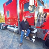 Trucking is a family business for the Buckwalters, with both of Lamar’s children doing their part as well. Lane Buckwalter, left, who is 15, helps with many of the details of keeping the trucks up and running. (Courtesy: Lane Buckwalter)