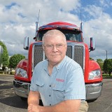 Chip Warterfield, top, said hauling touring productions for some of the biggest names in the industry is a fast-paced lifestyle, but he loves every minute of it. (Courtesy: Upstaging) Chip Upstaging