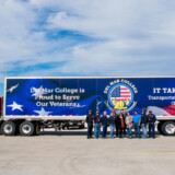 Texas-based Del Mar College has a truck driving training program, and works to train veterans for a career on the road. (Courtesy: Del Mar College)
