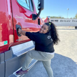 Recent CDL grad Sue Peña is slated to begin training with Stevens Transport in January 2023. Photo by Linda Garner-Bunch/The Trucker