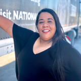 New driver Sue Peña knew in her 30s that she wanted to pursue a career in trucking. In 2022, nearly a decade later, she finally took the plunge and enrolled in trucking school. Photo by Linda Garner-Bunch/The Trucker