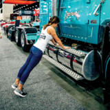 Planks require very little space to be performed, and can even be done by pushing again the side of your truck. (Courtesy: Hope Zvara) 1 Planks