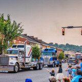 Parade goers watch this 1973 Kenworth W900A rumble down the street at the second annual Kenworth Chillicothe Plant's Kenworth Truck Parade held on June 18, 2023. .(Courtesy: Kenworth) Kenworth Parade